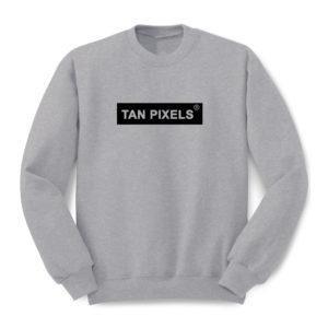 Grey Sweater (Black Print)