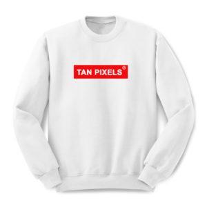 White Sweater (Red Print)